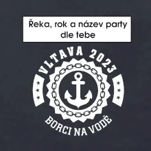 Na vodu - kotva (vlastní nápis) Na vodu - kotva (vlastní nápis)