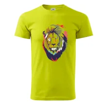 Hlava lva kreslená jednoduchá