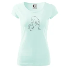 Běžec na startu jedním tahem