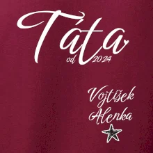 Táta od roku + jména dětí dole vlevo