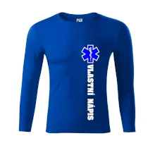 Hvězda života - vlastní nápis vpředu a vzadu