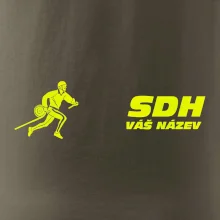 Hasičský sport SDH + váš název FLUO
