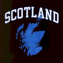 Scotland nápis s mapou Scotland nápis s mapou