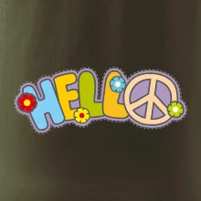 Hello hippie symbol