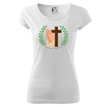 Věnec - kříž a modlení