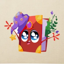 Kreslená kniha kouzelná