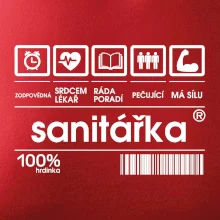 Čárový kód sanitářka