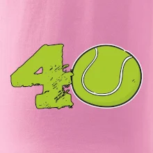 Tenis kulaté narozeniny 40