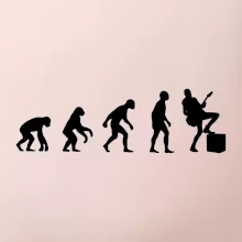 Evoluce kytarista - noha na kombu