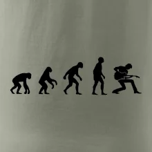 Evoluce kytarista - klečící