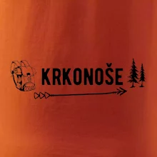 Krkonoše nápis