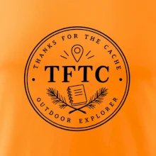 TFTC minimalistický turistický odznak