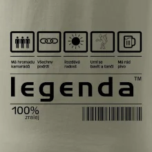 Čárový kód - Legenda