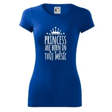 Princesses are born in (vlastní nápis měsíc narození)