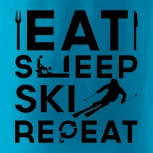 Eat sleep ski repeat