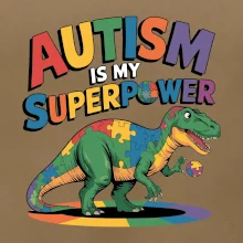Stojící Rex Autism is my superpower