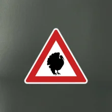 Dopravní značka - krocan