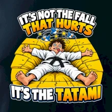 Pád bolí tatami judo