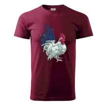 Kohout kreslený bílý