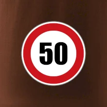 Dopravní značka - omezení rychlosti 50