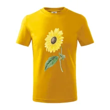 Slunečnice otočená