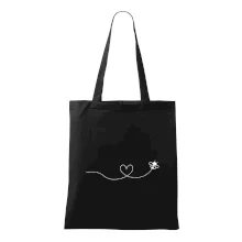 Dráha letu včely - srdce