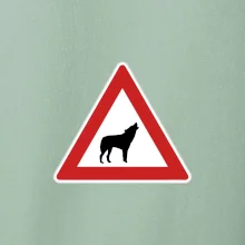 Dopravní značka - Pozor vlk