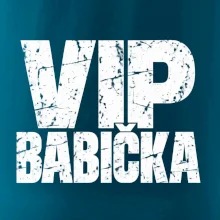 VIP babička černá grunge typografie