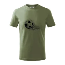 Fotbalový míč - kresba tužkou