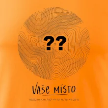 Vaše místo - vrstevnice v kruhu