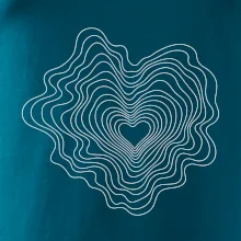 Topografické srdce z vrstevnic