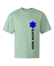 Hvězda života - vlastní nápis vpředu a vzadu