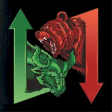 Bearish and bullish šipky Bearish and bullish šipky