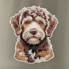 Lagotto romagnolo vyšívaná hlava