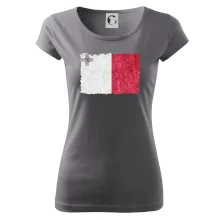 Vlajka Malta okousaná