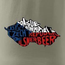 Mapy - názvy měst - Česko