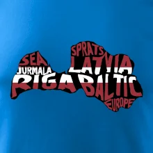 Mapy - názvy měst - Lotyšsko