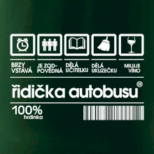 Čárový kód řidička autobusu