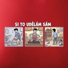 Si to udělám sám - muž s knírkem