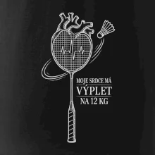 Badminton srdce s výpletem
