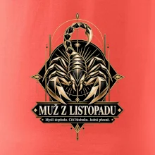Muž z listopadu geometrický zlatý štír