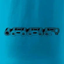 Cyklistický řetěz nákres