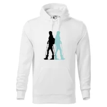 Nordic walking figury - žena