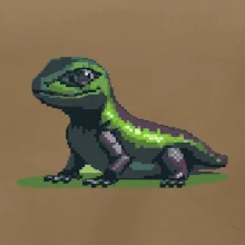 Leguán pixel