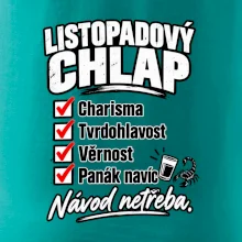 Listopadový chlap charisma a panák navíc