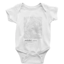 Ještěd - vrstevnice v obdélníku