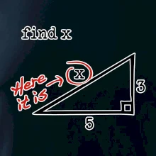 Find X - geometrie