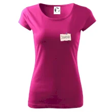 Papírek se jmenovkou - prso - vlastní jméno