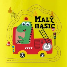 Malý hasič - auto a dinosaurus