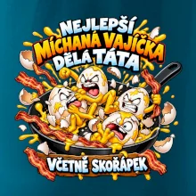Nejlepší míchaná vajíčka dělá táta Včetně skořápek